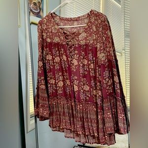 Boho long sleeves top